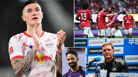 Man United 'increasingly confident of beating Newcastle to the signing of Benjamin Sesko and believe the RB Leipzig striker only wants Old Trafford move'