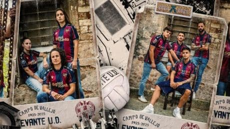 Así es la nueva camiseta del Levante con homenaje a Vallejo