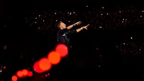 Coldplay's jumbotron captures — what exactly? The internet has its theories
