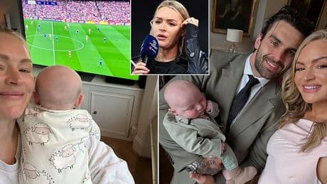 Laura Woods reveals her shock TV return date just three months after giving birth to baby she shares with Love Island star Adam Collard