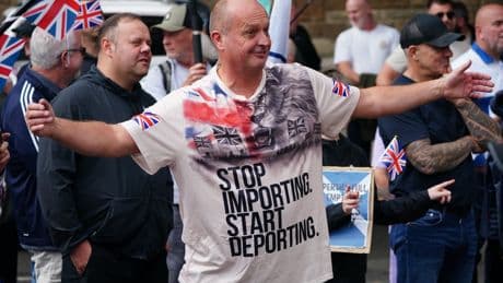 Fast-track asylum appeals promised as migrant hotel protests spiral