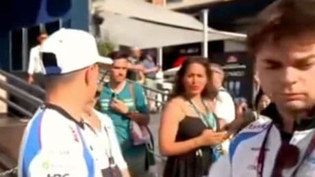 F1 driver in 'altercation with fan' moments before Sky F1 interview