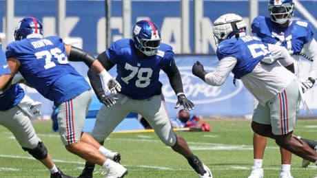 Giants know positive offensive line vibes don’t mean anything until ‘adversity’ arrives