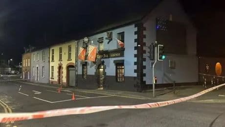 Armagh: Two people rushed to hospital after 'being set on fire in pub'