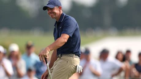 Rory McIlroy barely squeaks into US Open weekend despite club-smashing meltdown