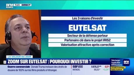 La valeur du jour : Zoom sur Eutelsat, pourquoi investir ? - 05/05