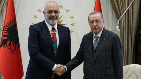 Cumhurbaşkanı Erdoğan, Arnavutluk Başbakanı Edi Rama ile görüştü
