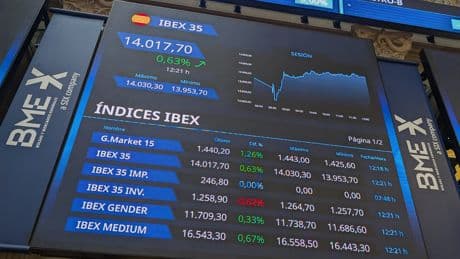 El Ibex frena al filo de los 14.000 puntos