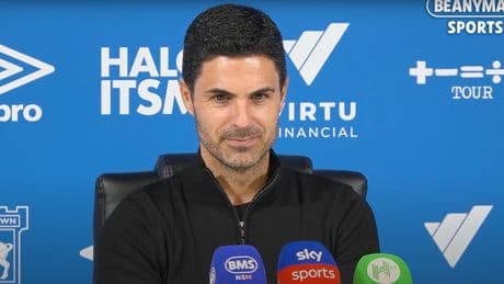 Mikel Arteta drops hint over Arsenal team to face PSG after Ipswich thrashing