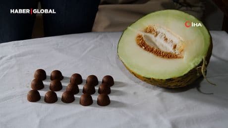 Çankırı'nın meşhur kavunu çikolatayla birleşti, vatandaşlar hayran kaldı