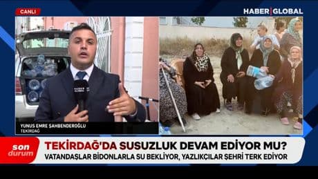 Tekirdağ’da susuzluk devam ediyor mu?