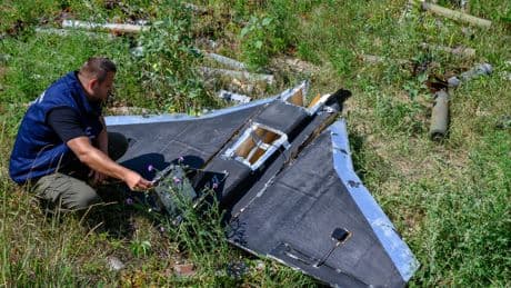 Ukrainian analyst says Chinese footage of Shenzhen city was found inside a Russian decoy version of the Shahed