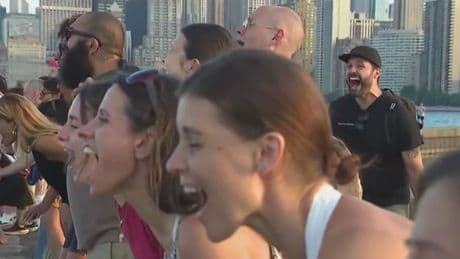 Chicago residents gather at shouting club to release stress by ‘screaming it out’