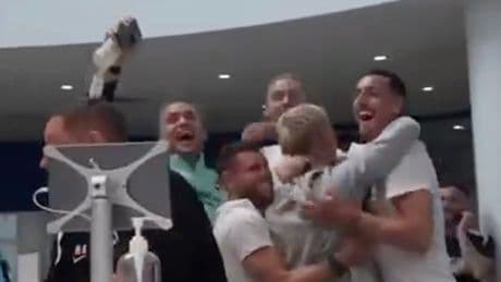 Michael Owen releases video of Brighton players celebrating Glorious Goodwood victory