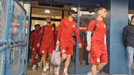 Galatasaray kafilesi Trabzon'da!