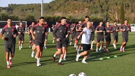 A Milli Futbol Takımı, Gürcistan maçının hazırlıklarını sürdürdü!
