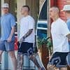 Dustin Martin looks fit enough to still play AFL as he steps out with ex-team-mate after making a mysterious trip across the country