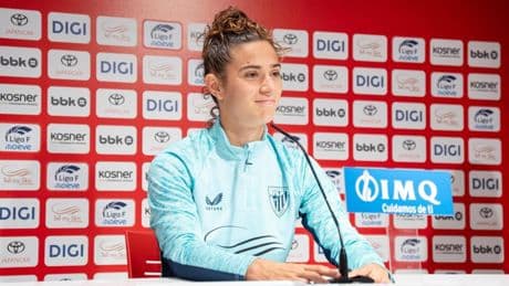 Olatz Santana y Ane Campos muestran su ambición en su presentación con el Athletic