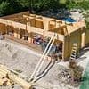 Couple who claimed they 'didn't know' their log cabin was illegal hastily complete demolition after being threatened with PRISON