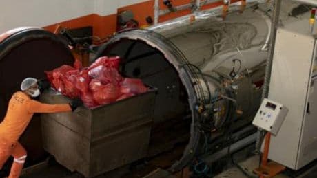 Mersin'de 19 bin ton tıbbi atık imha edildi