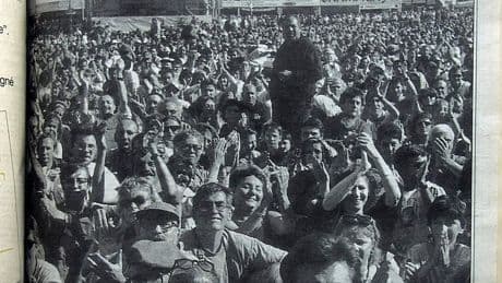 À la Fête de l’Humanité 1997, un puissant message de paix signé Yasser Arafat