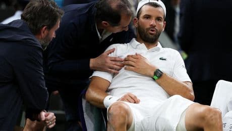 Grigor Dimitrov Retires In 5th Straight Major, Falls To Jannik Sinner At Wimbledon