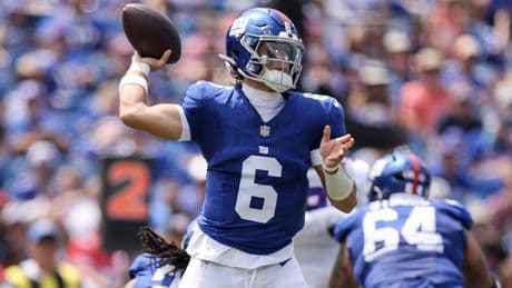 Jaxson Dart shares heartwarming moment with mom after dazzling Giants preseason debut