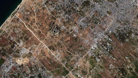 Gaza, un anno e mezzo di distruzione vista dai satelliti