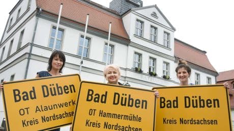 Ortsschilderklau: Leihservice gegen Schilderklau - gute Erfahrung in Bad Düben