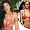 Kylie Jenner poses in Claudia Schiffer's identical £10k red Chanel bikini - 30 years after the supermodel walked the runway in it
