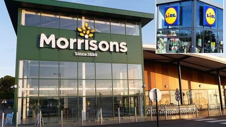 Morrisons fights to stay in top five: Struggling grocer now taking in just £4m a week more than Lidl