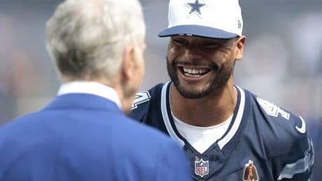 Dak Prescott caught making bold Cowboys prediction before preseason game with Rams