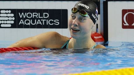Van Wijk zwemt naar vijfde tijd in finale 50 meter vrij: 'Jammer genoeg geen medaille'