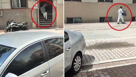 Esenyurt'ta suçüstü yakalandı: 'Gel lan buraya!'