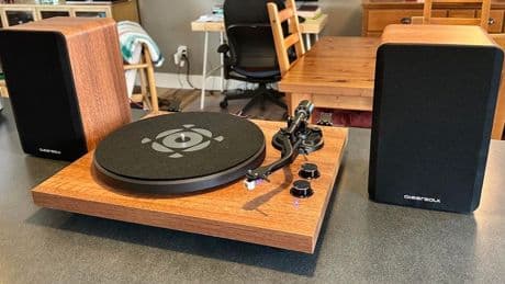 QlearSoul SoulBox S1 Vinyl Record Player With Stereo Speakers