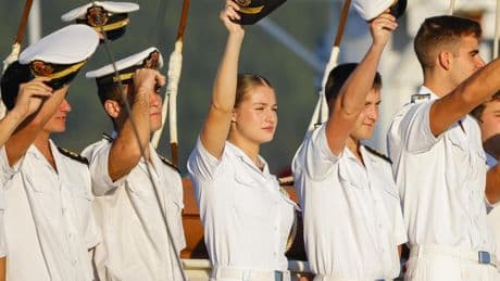 Primeras imágenes de la princesa Leonor en Ferrol: penúltima escala con Elcano antes de su gran despedida