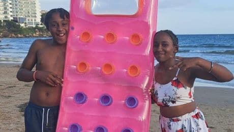 First picture of brother, 11, and sister, 13, swept to their deaths off Spanish beach