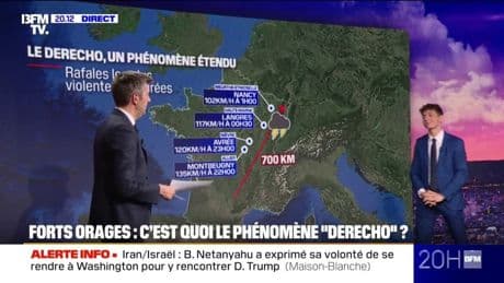 Orages violents: c'est quoi le "dérécho", ce phénomène météorologique qui a soufflé sur la France métropolitaine ?