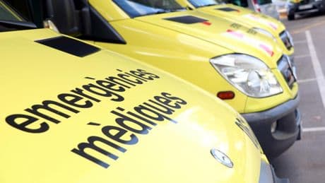 Dos personas mueren en un choque frontal en la A-2 en Lleida
