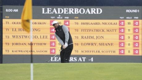 Scottie Scheffler starts strong at British Open after eye-opening comments