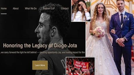 Diogo Jota Foundation website DISAPPEARS after raking in £50,000 from public donations - despite Liverpool and tragic footballer's family 'having no knowledge of it'