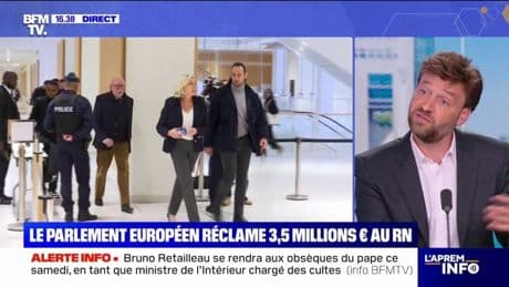 Condamnation de Marine Le Pen: le Parlement européen réclame 3,5 millions d'euros au Rassemblement national