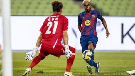 El Barça cierra con una tercera goleada su gira por Asia