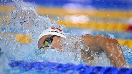 Milli yüzücü Kuzey Tunçelli, 1500 metre serbestte dünya 6'ncısı oldu