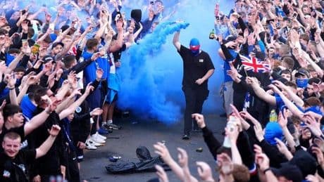 La Policía de Glasgow calcula que 5.000 hinchas del Rangers viajarán a Bilbao, la mitad sin entrada