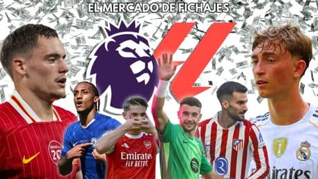 Una Liga austera frente a la millonaria Premier League: los clubes ingleses gastan cuatro veces más que los españoles