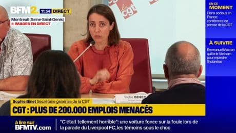 Plans sociaux en France: "près de 300.000 emplois menacés", selon la CGT