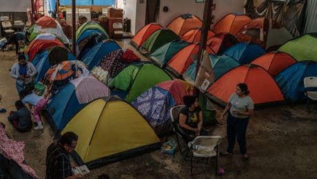 In a Mexico Border Town Famed for Crossings, ‘There Are No Migrants’