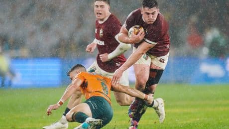 Lions fail in bid for series whitewash as Australia win 22-12 in stormy Sydney