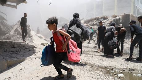 La infancia se consume en el infierno de Gaza